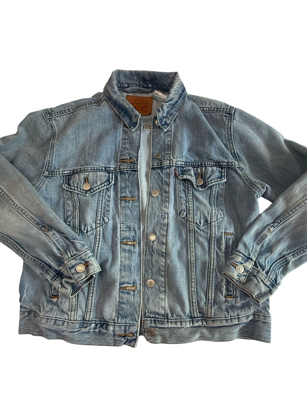 Levi’s Denim Trucker Jacket Stonewash Blue Jean Jacket Men’s/Women’s M